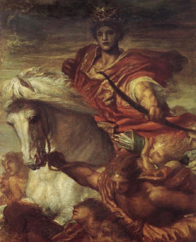 Georeg frederic watts,O.M.S,R.A. The Rider on the White Horse Germany oil painting art